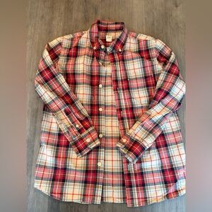 GAP Kids 100% Cotton Multicolor Plaid Shirt L (10)